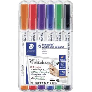 STAEDTLER Маркер Staedtler WB Lumocolor Compact асортимент (6) (341 WP6)