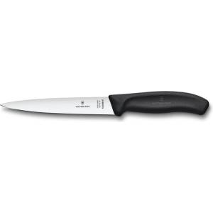 Victorinox Нож за филетиране Victorinox Swiss Classic, 16 см, неръждаема стомана, черен (6.8713.16B)