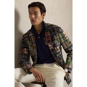 Ralph Lauren тениска с яка мъжка от памук (710B13534)