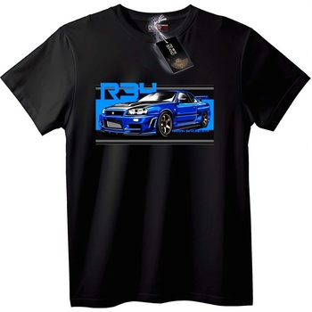 NOONEBRAND Тениска с кола R34 - 2XL, White