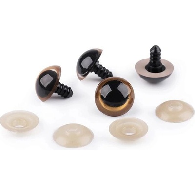 Bezpečnostní oči 20mm béžové (1pár)