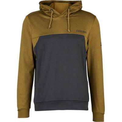 Zimtstern Мъжки поларен пуловер Zimtstern Tech Hoodz L/S Hoodie - Military Olive / Pirate Black (017-3389-0111)