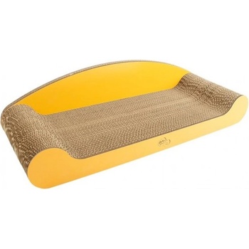 Duvoplus Lolo lounger картонена драскалка диван, с котешка трева, 59 x 21 x 14 см, Белгия - 15207