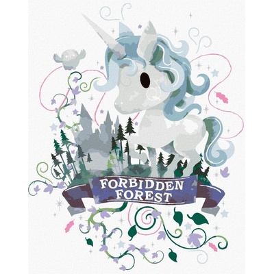Zuty Zapovězený les harry potter 40×50 cm bez rámu a bez vypnutí plátna 8596530133605