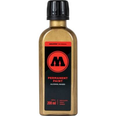 Molotow Refill Ink lihový inkoust permanentní 200 ml gold