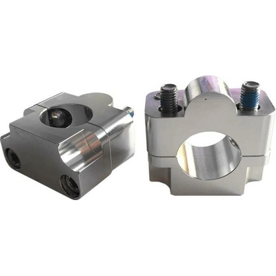 Představce na řídítka, rozšíření z průměru 22mm na průměr 28,6mm, hliník