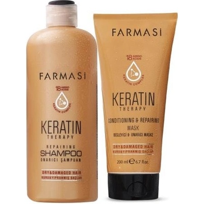 Farmasi Keratin Therapy Revitalizující maska na vlasy 200 ml – Hledejceny.cz