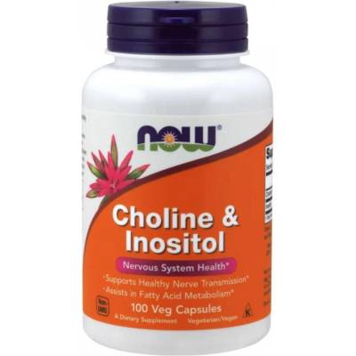 NOW Choline & Inositol, 100 капсули, Now
