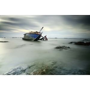 DIMEX ART Флизелинов фототапет корабокрушение 375 x 250 см