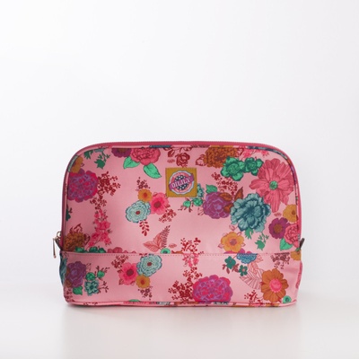 Oilily color splash l cosmetic bag 32 cm camellia rose