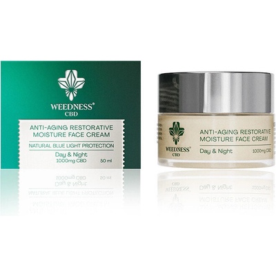 weednesscbd Крем за Лице Против Стареене | 1000mg cbd | 50ml