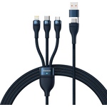 Baseus Кабел за данни с USB адаптер, Type-C, 100 W, 1, 2 m - Baseus Flash Series 2 (CASS030103) - син