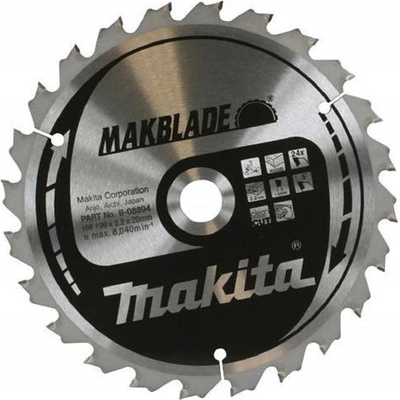 Makita pilový kotouč na dřevo B-09092 MAKBLADE, 216x30mm, 100 zubů