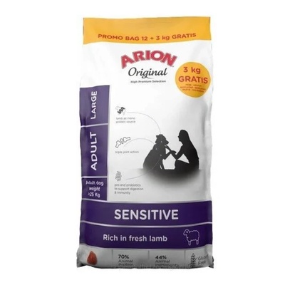 ARION Original Sensitive Adult Large 12+3 кг