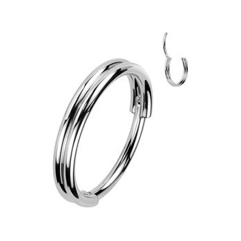 Šperky4U Segment kruh cartilage tragus septum piercing K1045-10