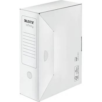 Leitz Кутия за документи, A4, 100 mm, LEITZ "Infinity", бяла 60890000 (60890000)