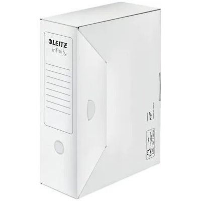LEITZ Кутия за документи, A4, 100 mm, LEITZ "Infinity", бяла 60890000 (60890000)