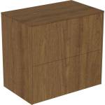 Ideal Standard Atelier Conca стенен шкаф с 2 чекмеджета и плот 60 см, цвят тъмен орех (T4327Y5)