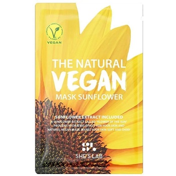Image 1 of SHE'S LAB Веган маска за лице екстракт от слънчоглед SHE’S LAB THE NATURAL VEGAN MASK SUNFLOWER 20 ml