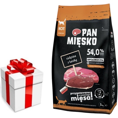 PAN MIĘSKO Pre mačku Cielęcina z kaczką 5 kg