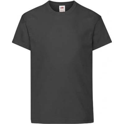 Fruit of the Loom Dětské triko 61-019-0 Black