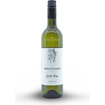 Mrva & Stanko Müller Thurgau 2024 Suché Mojmírovce 12,5% 0,75 l (čistá fľaša)