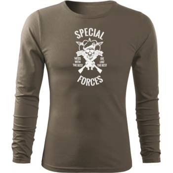 Image 1 of DRAGOWA FIT-T Тениска с дълъг ръкав Special Forces, маслиненозелена, 160 г/м2 (4558)