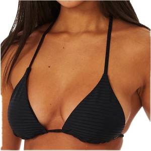 Rip Curl Дамско бикини горнище Rip Curl Women's Premium Surf Sliding Tri Bikini top - Black (150-5994-0113)