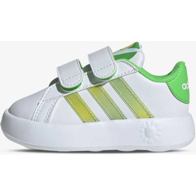 adidas Grand Court 2.0 Tinkerbell white/linen green/lucid lime