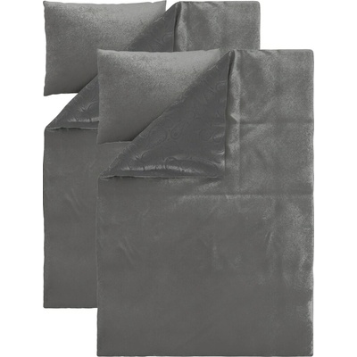 Livarno plyšového povlečení šedá 140x200 70x90 – Zboží Dáma