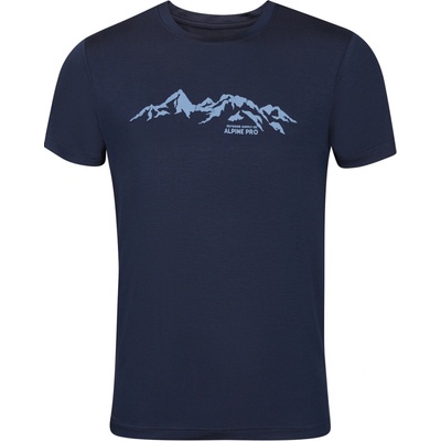 Alpine Pro Lyor Pánske funkčné tričko MTSE962 moonlit ocean