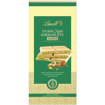 Lindt biela Dubajská pistáciová 150 g