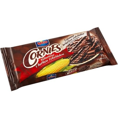 Racio Cornies Kukuričné chlebíčky v horkej čokoláde 75 g