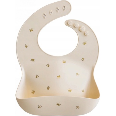 Mushie silikónový podbradník cambridge blue