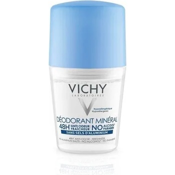 Vichy Минерален дезодорант рол- он против изпотяване , Vichy Deodorants Aluminium Salt Free 48hr Roll-On Deodorant 50ml