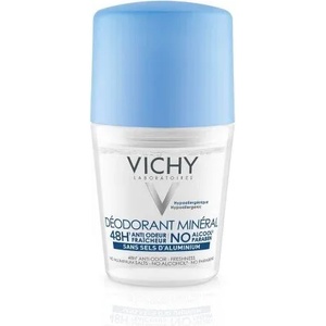 Vichy Минерален дезодорант рол- он против изпотяване , Vichy Deodorants Aluminium Salt Free 48hr Roll-On Deodorant 50ml