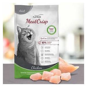 PLATINUM Пълноценна суха храна за котки Platinum MeatCrisp Adult Chicken с 83% Прясно пилешко месо, БЕЗ зърнени култури