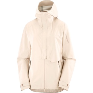 Salomon Дамско водоустойчиво яке Salomon Women's Outerpath Pro 2.5L Jacket Waterproof jacket - Silver Cloud - размер XS (102-5214-0211)