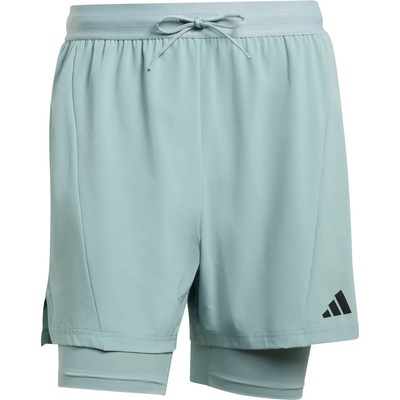 adidas Мъжки къси панталони adidas D4T 2in1 Shorts - Wonder Sage - размер XL (012-4517-0314)