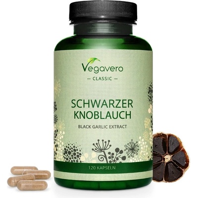 Vegavero Черен чесън (екстракт) 600 mg 120 капсули | Vegavero (VV-VITA-106)