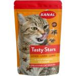Sanal Лакомство Tasty Stars Liver - с вкус на дроб за котки, 40 гр, Холандия SC3880