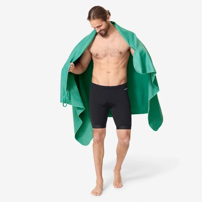 Decathlon uterák z mikrovlákna XL 110 cm x 175 cm zelený