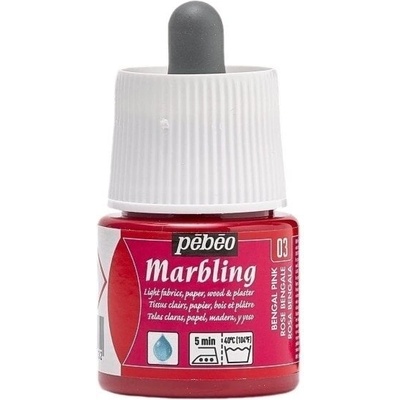 Pébéo 130-003 Мраморна боя Bengal Pink 45 ml 1 бр (130-003)