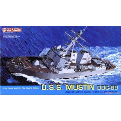 Dragon Model Kit loď 7044 U.S.S. MUSTIN DDG 89 1:700