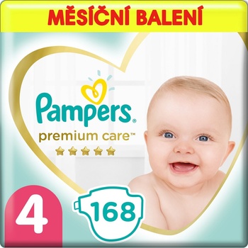 Pampers Premium Care 4 168 ks