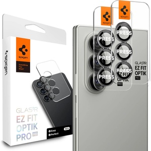 Spigen Протектор - Камера (2 бр. ) - Samsung Galaxy Z Fold7 - Spigen Optik. tR EZ Fit Pro HD - Черен