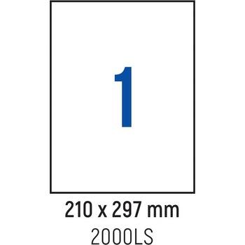 Spree Етикети лепящи 1 бр. , 210.0x297.0 мм, 100 л. , A4 (3800884029800)