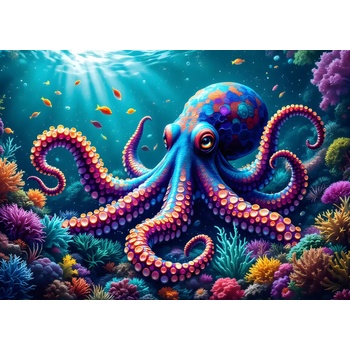 Alipson Puzzle - Puzzle Deep-Sea Octopus - 500 piese