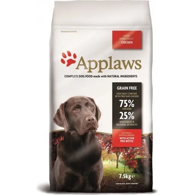 Applaws Adult Large Breed Chicken GRAIN FREE - за израстнали кучета от едри породи над 18 месеца 75% пиле 15 кг DD4515LBA