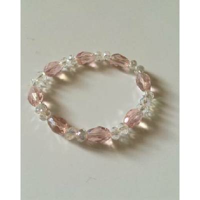Fashion Jewelry barevné sklo-růžové 2-a147